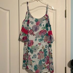 Peppermint Floral Dress